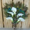 Peacock calla lily fan bouquet - Image 2
