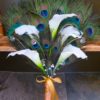 Peacock calla lily fan bouquet - Image 5