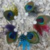 Peacock shoe clips, yellow shoe clips, customizable - Image 2