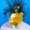 Peacock orchid cake topper 3 pieces (Copy) - Image 3