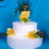 Peacock orchid cake topper 3 pieces