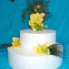 Peacock orchid cake topper 3 pieces (Copy) - Image 2