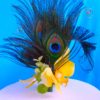 Peacock orchid cake topper 3 pieces (Copy) - Image 4