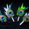 Peacock feather boutonniere - Image 2