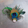 Bridal peacock hair accessories "Liana" - Image 2