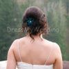 Peacock feather  hair clip "Elizabeth", bridal hair piece - Image 2
