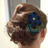 Peacock feather  hair clip "Elizabeth", bridal hair piece - Image 4