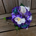 purple hydrangea bouquet, small bouquet, maid of honors or bridesmaids bouquet