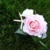 Real touch rose corsage, pink white rose corsage with starfish - Image 3