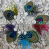 Peacock shoe clips, Customizable - Image 3