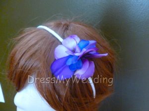 Flower girl headband, hydrangea headband, flower headband