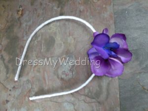 Flower girl headband, hydrangea headband, flower headband - Image 2
