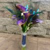 Calla lilies and peacock bouquet - Image 2
