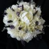 Ivory and grape purple small bouquet