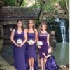 Ivory and grape purple small bouquet - Image 2