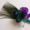 Peacock hydrangea boutonnieres, Customizable