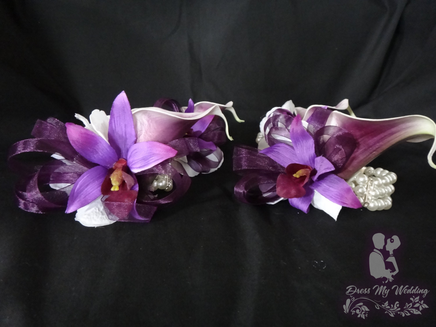 Corsage / Boutonniere Pins Purple Pearl 2 pk/144