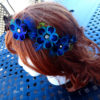 Peacock crown, peacock feather headpiece, feather crown, peacock feather crown - Image 2