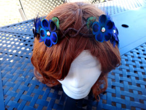 Peacock crown, peacock feather headpiece, feather crown, peacock feather crown - Image 3