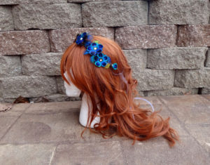 Peacock crown, peacock feather headpiece, feather crown, peacock feather crown