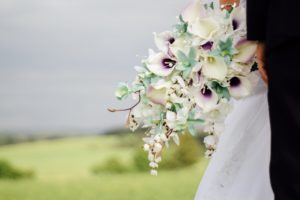 Purple and mint bouquet