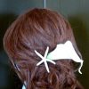Real touch calla lily finger starfish hair piece, Customizable, beach wedding, calla lily, starfish, destination wedding