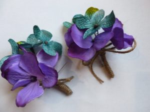 Hydrangea boutonniere, rustic country hydrangea boutonniere, Customizable, button hole, corsage - Image 2