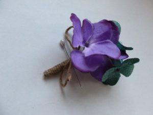 Hydrangea boutonniere, rustic country hydrangea boutonniere, Customizable, button hole, corsage - Image 3