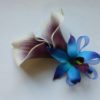 Picasso Calla lily galaxy orchid corsage, real touch calla lilies - Image 2