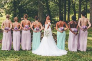Purple hydrangea and picasso calla lily bouquet, small bridal bouquet, maid of honors or bridesmaids bouquet - Image 5