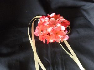 Hydrangea wrist corsage - Image 3