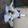 Calla lily purple blue orchid bouquet - Image 4