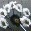 Peacock and Ostrich feather fan bouquet, Customizable, feather bouquet