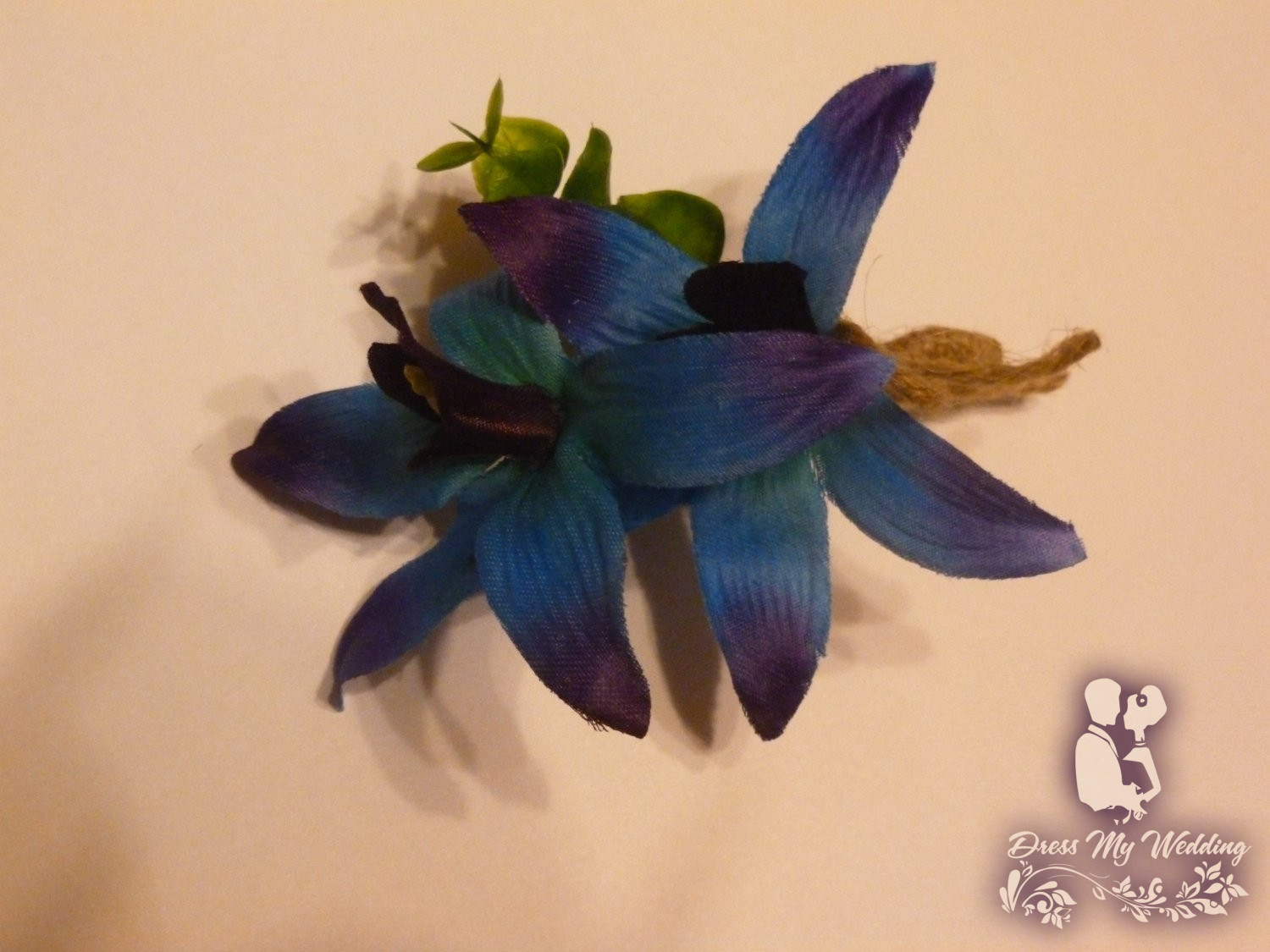 Dress My Wedding – Purple blue orchid corsage, galaxy orchid ...