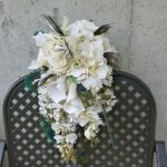 Ivory cascading bouquet