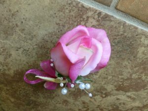 Real touch rose and starfish corsage, pink rose corsage, boutonniere, customizable - Image 3