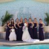 Cascading Plum picasso calla lily hydrangea bouquet - Image 3