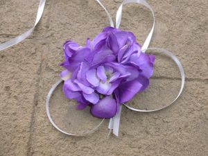 Hydrangea wrist corsage - Image 4