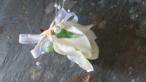 Real touch rose and starfish corsage, pink rose corsage, boutonniere, customizable - Image 5