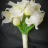 Yellow tulip and calla lily bouquet, customizable - Image 3