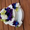Carnation and Galaxy orchid cake topper - Image 3