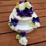 Carnation cake topper