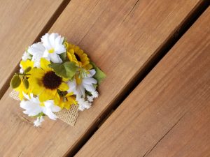 Sunflower cascading bouquet set - Image 10