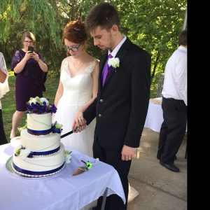 Carnation and Galaxy orchid cake topper - Image 4