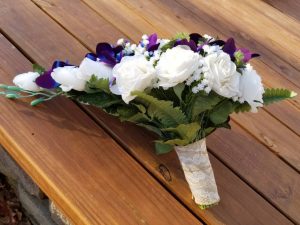 Rose, baby's breath and galaxy orchid bouquet - Image 2