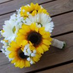 Sunflower and daisy bouquet set