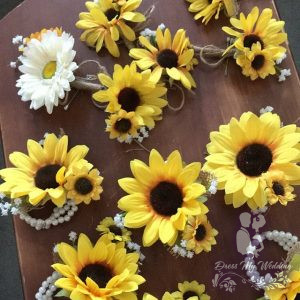 Sunflower and daisy bouquet set - Image 6