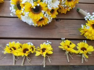 Sunflower and daisy bouquet set - Image 2