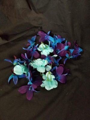 Galaxy orchid cake topper 2 pieces topper - Image 4