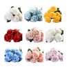 Silk rose bouquet with greeneries, customizable - Image 2